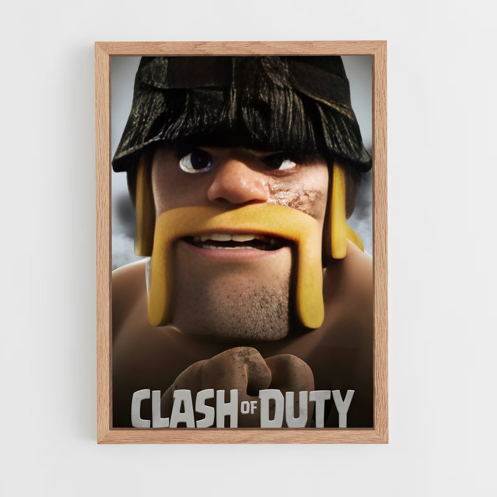Poster Clash of Duty – affiche Clash of clans (vue 4)